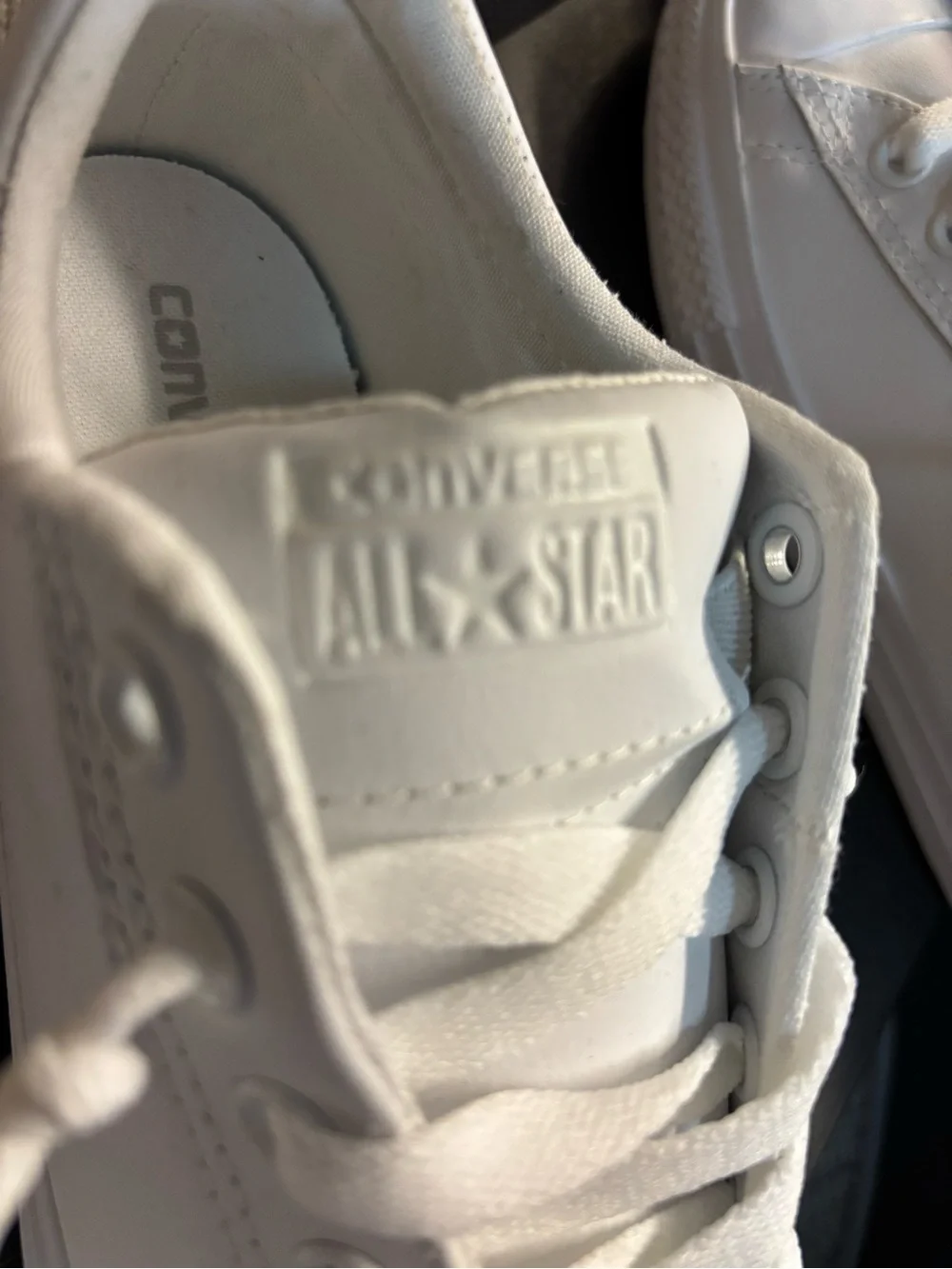 Converse Kids White Low-Top Canvas Sneakers